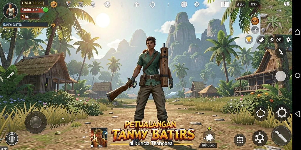Tampilan gameplay 8G8G dengan eksplorasi dunia terbuka yang menakjubkan.