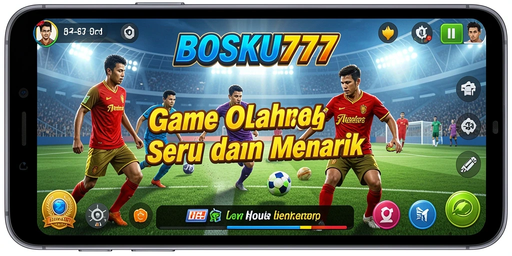 Screenshot gameplay <strong>BOSKU777</strong> yang menampilkan pertandingan olahraga seru.