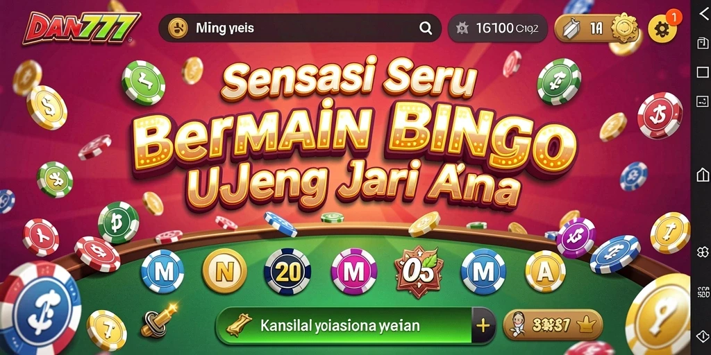 Tampilan gameplay Bingo yang menarik dan interaktif di DAN777.