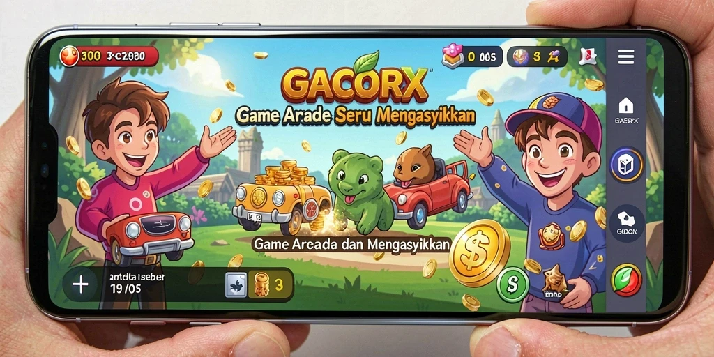 Screenshot gameplay GACORX yang menampilkan aksi seru di game Arcade.