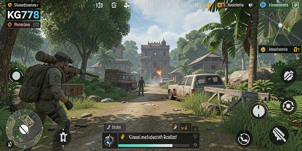Screenshot KG778 menunjukkan aksi gameplay simulasi yang mendalam dan menarik.