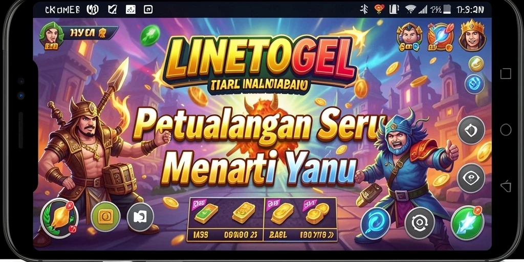 Tampilan gameplay seru di dunia petualangan LINETOGEL.
