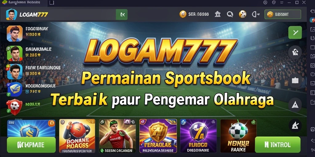 Tangkapan layar LOGAM777 menampilkan antarmuka taruhan olahraga yang menarik.