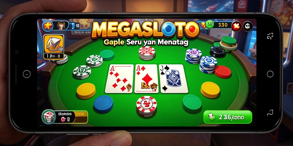 Tampilan gameplay MEGASLOTO yang seru dan menantang.