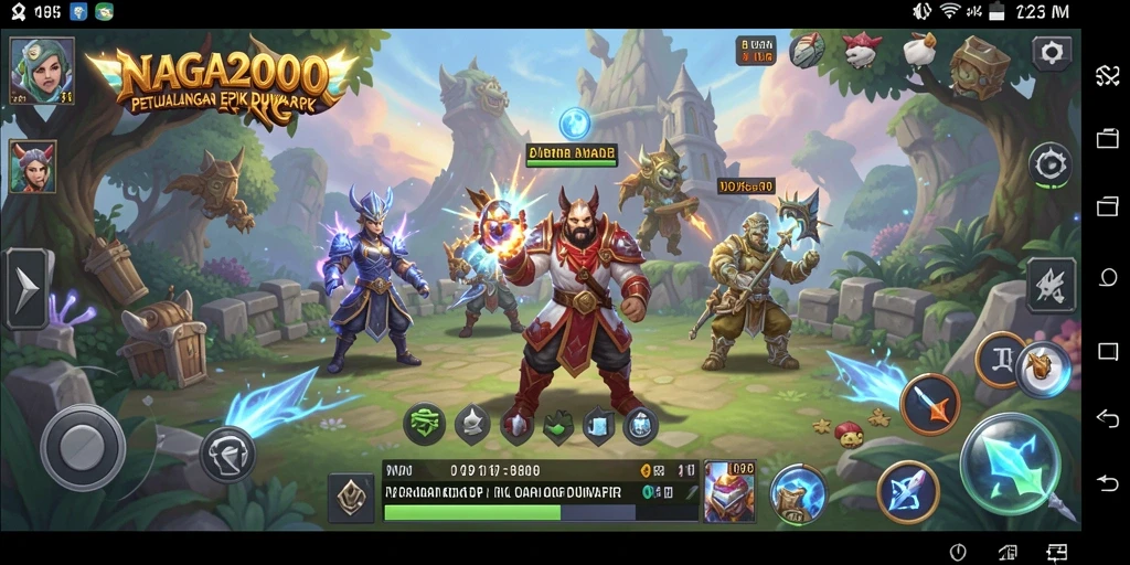 Gameplay seru dan menantang di NAGA2000.