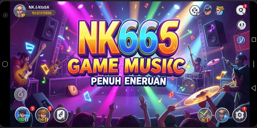 Tampilan gameplay NK666 yang penuh warna dan dinamis.