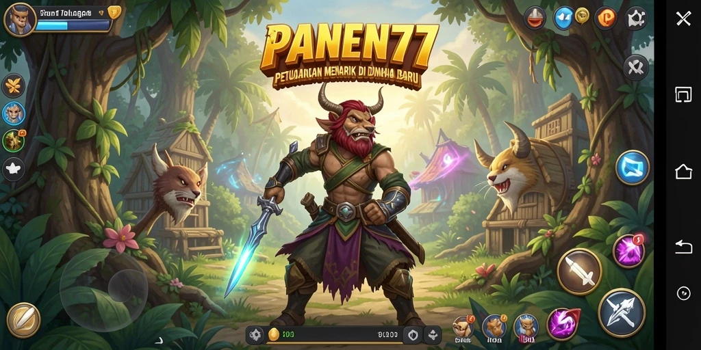 Gameplay PANEN77 menunjukkan petualangan yang seru dan beragam lokasi.