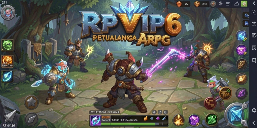 Gameplay RPVIP6 di dunia ARPG yang menegangkan dan penuh aksi.
