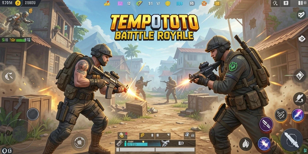 Tangkap momen seru pertarungan dalam TEMPOTOTO di arena Battle Royale.