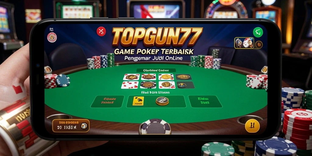 Gameplay seru dan menegangkan di TOPGUN77 Poker.